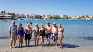 Puglia Italy tour landscape seasie swimming otranto american group